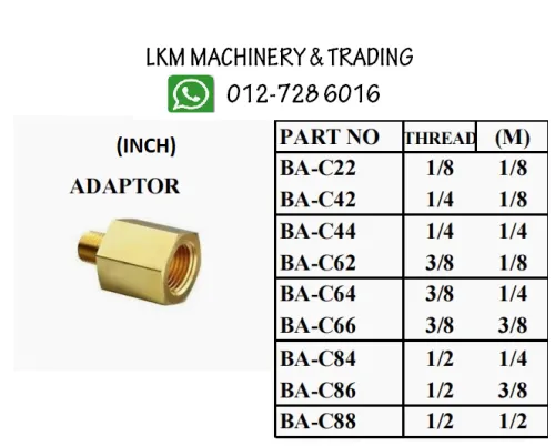 Brass Adaptor(Inch)