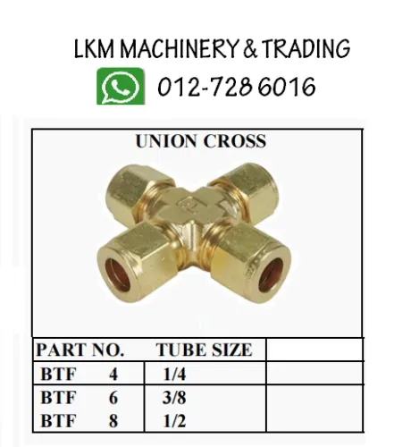 Compession Union Cross(inch)