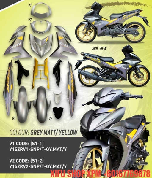 FULL BODY COVER SET COMPLETE GRAPHIC PARTS CATALOG  Y15ZR FULL COVER SET COMPLETE GRAPHIC DESIGN PARTS CATALOG Johor Bahru JB Supply Suppliers | X Performance Motor