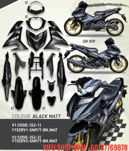 FULL BODY COVER SET COMPLETE GRAPHIC PARTS CATALOG  Y15ZR FULL COVER SET COMPLETE GRAPHIC DESIGN PARTS CATALOG Johor Bahru JB Supply Suppliers | X Performance Motor