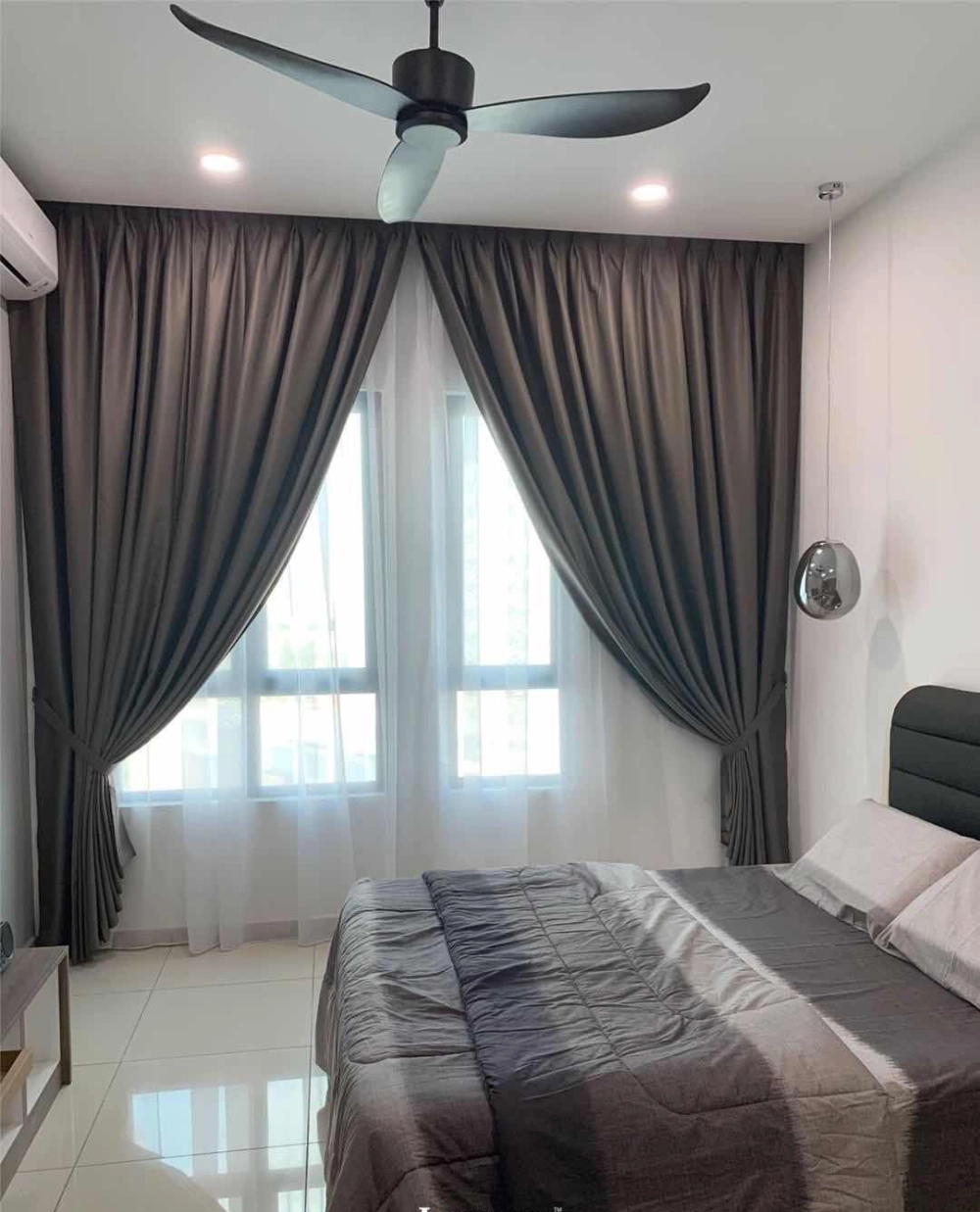 Classic Modern Design Curtain Penang Prominence Condo