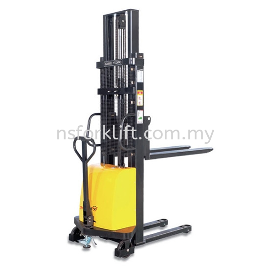 Semi-Electric Stacker Stacker Johor Bahru (JB), Malaysia, Masai Supplier, Suppliers, Supply, Supplies | NS Forklift Sdn Bhd