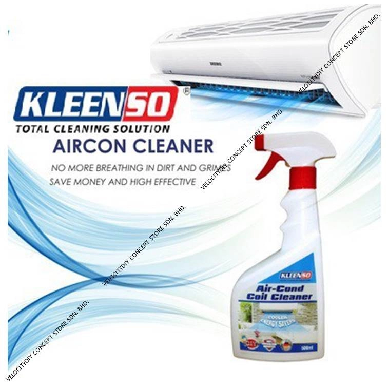 （冷气清洁剂）Kleenso Air-con Coil Cleaner 500ml/Mencuci Hawa Dingin