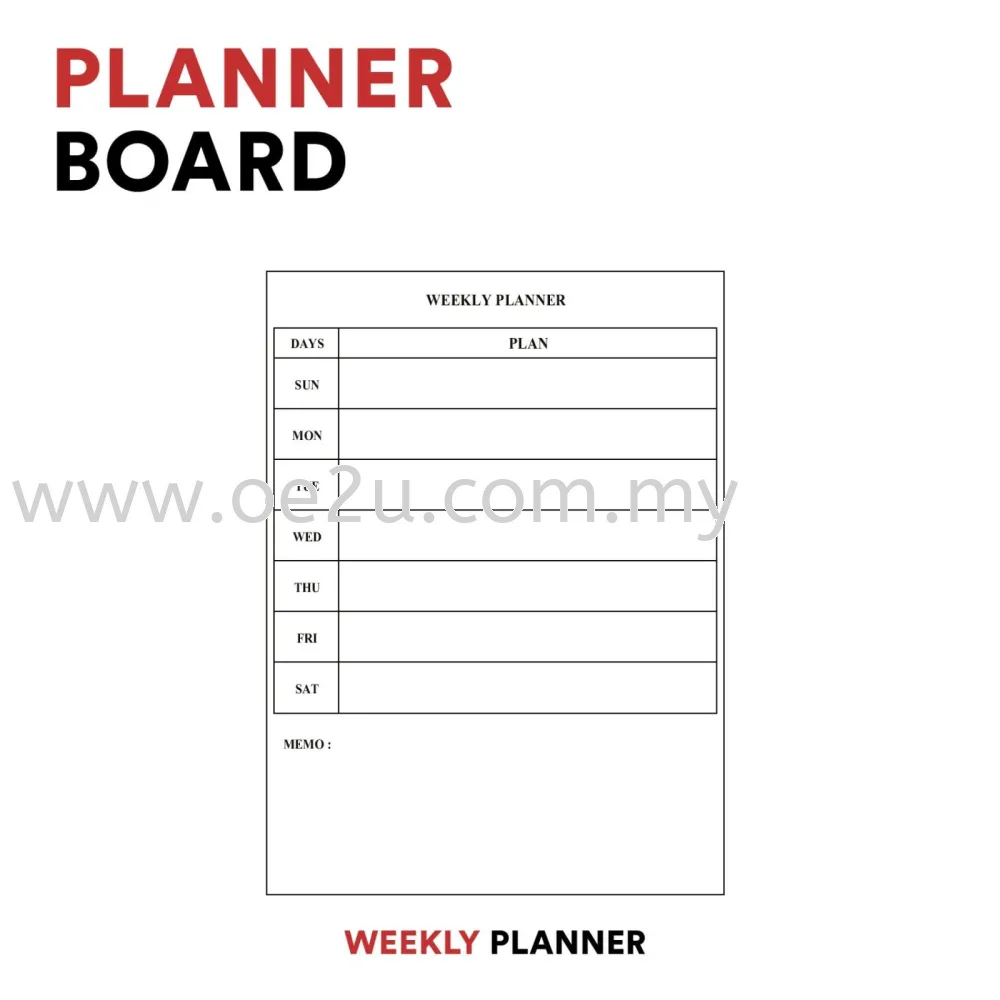 Weekly Planner