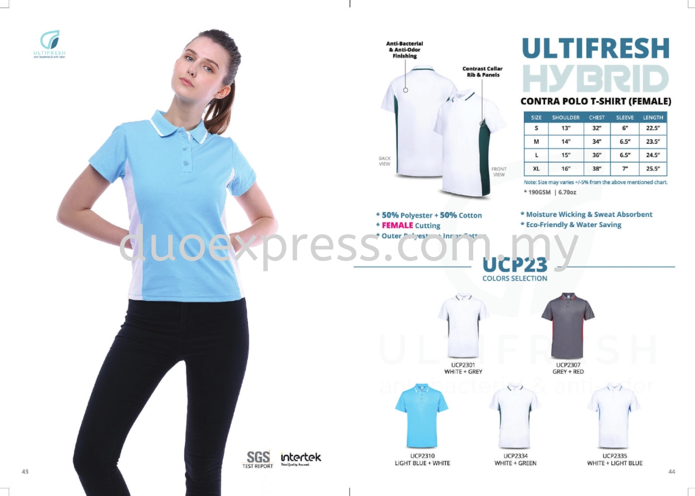 POLO COTTON CONTRA LADIES