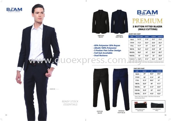 BLAZER & PANTS SET MALE Baju UtilFresh Malaysia, Selangor, Kuala Lumpur (KL), Petaling Jaya (PJ) Supplier, Suppliers, Supply, Supplies | Duo Express