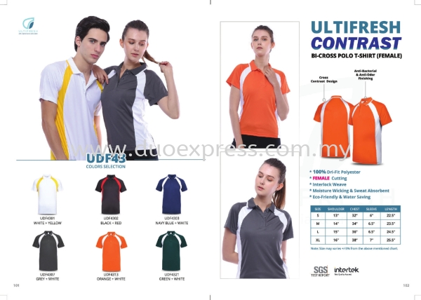 POLO Drifit BI CROSS FEMALE  Baju UtilFresh Malaysia, Selangor, Kuala Lumpur (KL), Petaling Jaya (PJ) Supplier, Suppliers, Supply, Supplies | Duo Express