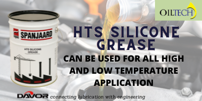 Inorganically thickened,silicone grease and recommended for operation in low and high temperatures