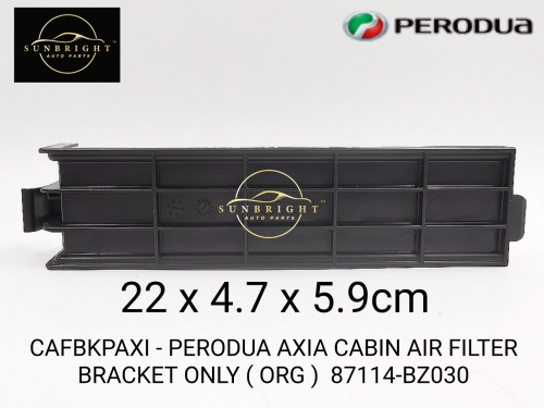 CAFBKPAXI - PERODUA AXIA CABIN AIR FILTER BRACKET ONLY ( ORG ) 87114-BZ030