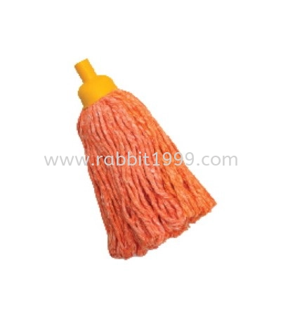 RABBIT FULL COLOUR ROUND MOP - orange - 330g