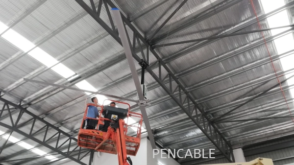 Install HVLS Fan 24ft