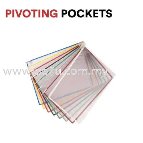 Pivoting Pockets (10 PVC Pocket / Pack)