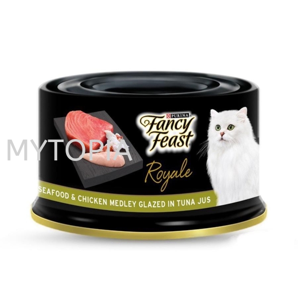 FANCY FEAST SEAFOOD & CHICKEN MEDLEY GLAZED IN TUNA JUS 85G FANCY FEAST  CAT FOOD Perak, Malaysia, Selangor, Kuala Lumpur (KL), Ipoh, Batu Gajah Supplier, Suppliers, Supply, Supplies | MYTOPIA PETCARE SDN. BHD.