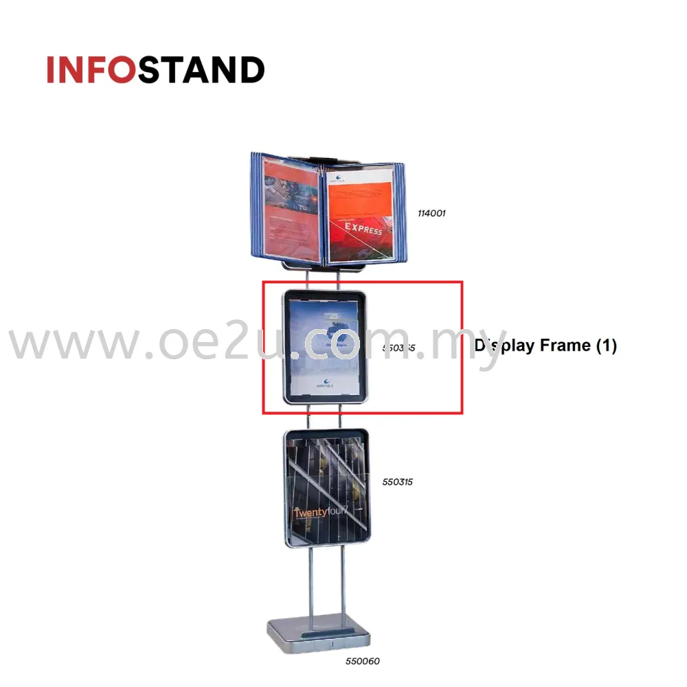 Additional Display Frame (Compatible with InfoStand Only)