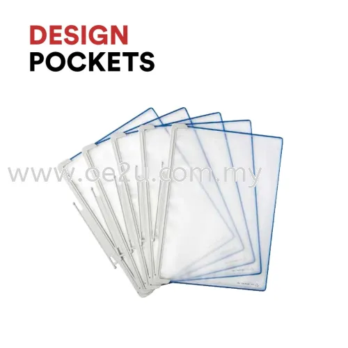 DESIGN Pockets (5 PVC Pocket / Pack)