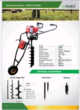 HARZ HZ-6021 Earth Auger