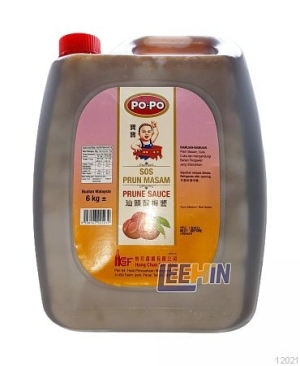 Popo Sos PRUN Masam (Label Pink) 6kg 宝宝汕头酸酶酱（黑色）  Plum Sauce [12021]