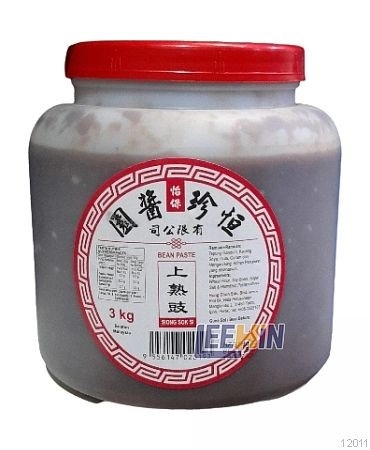 Popo Taucu Hancur 3kg (Hijau/Kuning) (恒珍)宝宝豆酱碎  Sweetened Soy Bean Paste [12011]