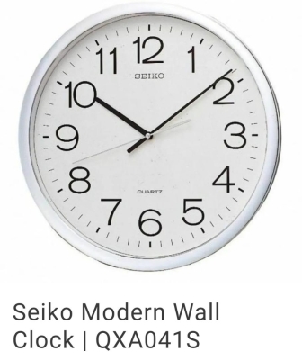 SEIKO MODERN WALL CLOCK /QXA-041S