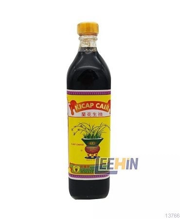 Orchid Brand Kicap Cair (Penutup Kuning) 750ml 兰花生抽（黄盖)  Soy Sauce [13766 13767]