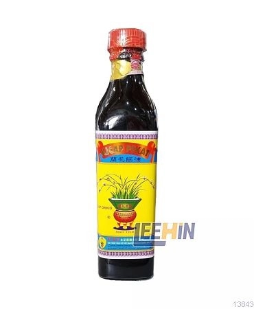 Orchid Brand Kicap Pekat (Penutup Merah) 370ml 兰花黑酱油（晒油）  Dark Soy Sauce [13843 13844]