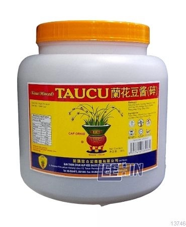 Orchid Brand Taucu Hancur (Penutup Kuning) 3kg 花豆“碎”  Sweetened Soy Bean Paste [13746 13747]