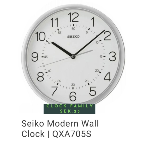 SEIKO MODERN WALL CLOCK /QXA-705S SEIKO Wall Clocks Selangor, Malaysia, Kuala Lumpur (KL), Shah Alam Supplier, Suppliers, Supply, Supplies | CLOCK FAMILY ENTERPRISE
