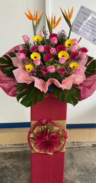 Op18 Congrat Floral ĻףBusiness Opening Business Anniversary Business Opening Floral Melaka, Malaysia Delivery, Supplier, Supply | Paradise Flower House