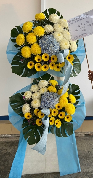 w33 Condolences & Funeral  (Wreath) »Ȧ From RM200 Condolences & Sympathy Melaka, Malaysia Delivery, Supplier, Supply | Paradise Flower House