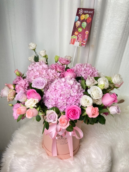 TB 05 Table / Box Floral Arrangement Business Opening Floral Melaka, Malaysia Delivery, Supplier, Supply | Paradise Flower House