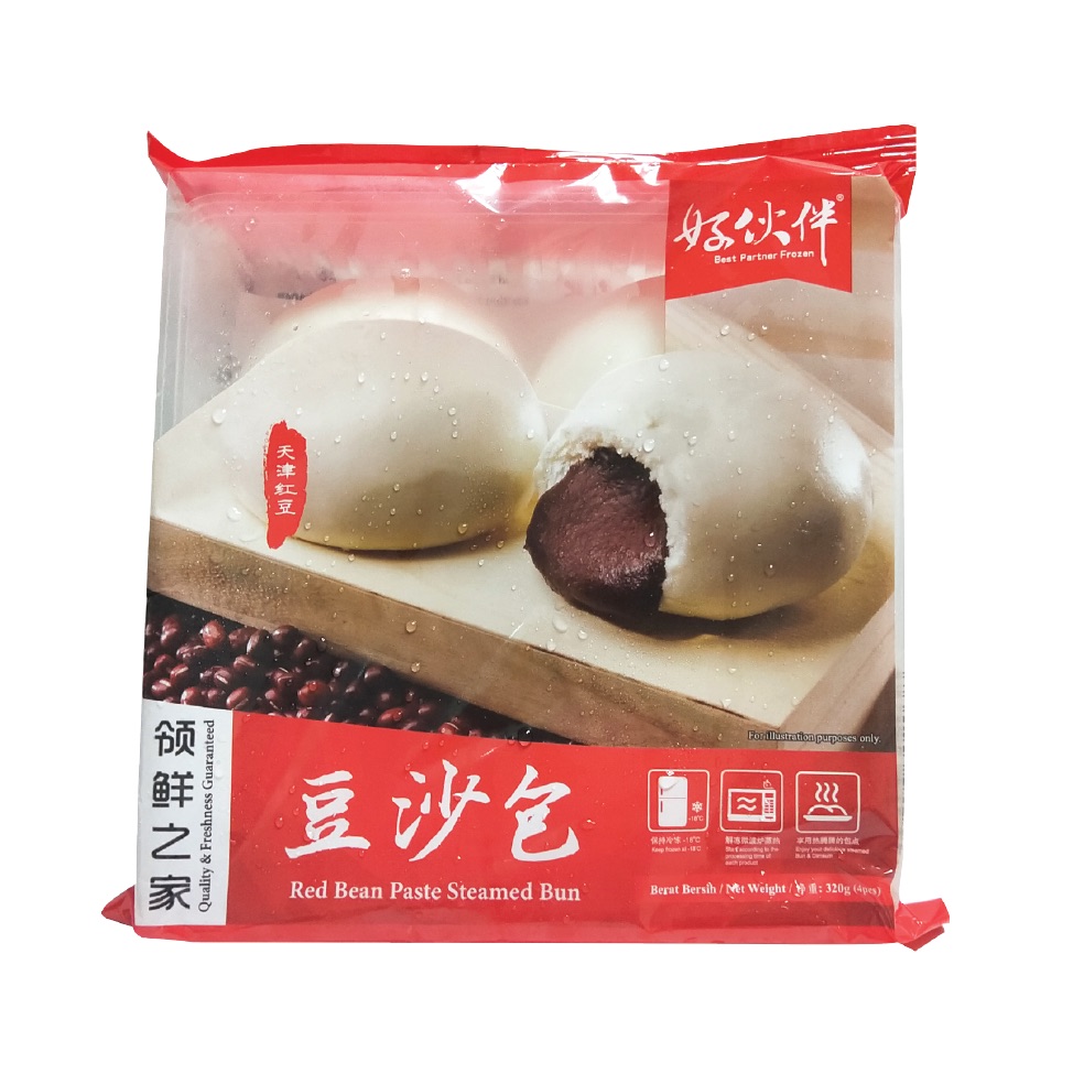 好伙伴豆沙包 4pcs