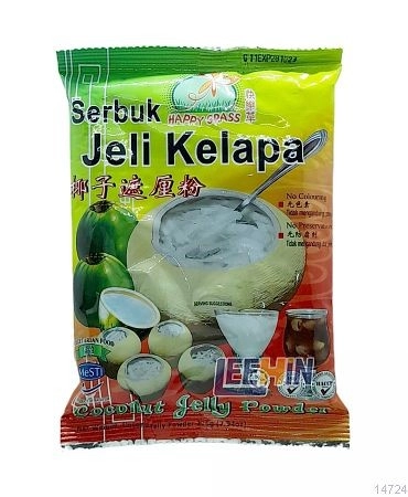 Happy Grass “KELAPA” Serbuk Jeli (Coconut Jelly) 225gm 快草椰子遮厘粉  [14723 14724]