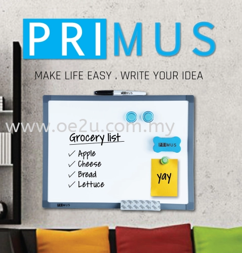 PRIMUS Mini Magnetic Whiteboard (40cm x 30cm)