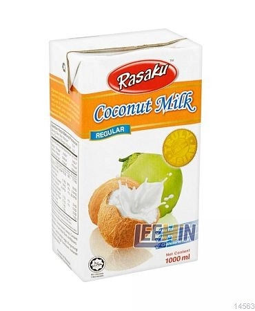 Santan Rasaku Asli Regular (Oren 17% Fat) 1Lt  Coconut Milk [14563 14564]