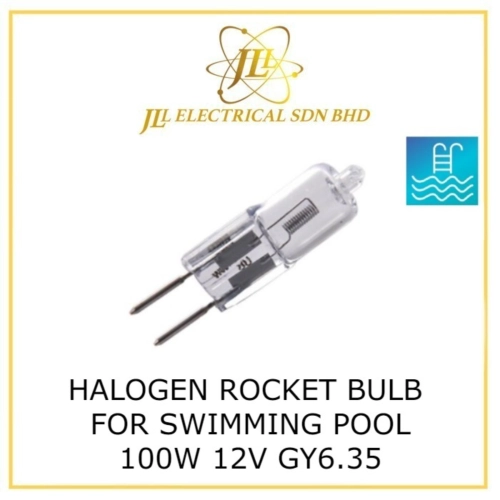 OEM HALOGEN ROCKET BULB SWIMMING POOL BULB 100W 12V GY6.35