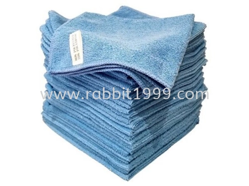 RABBIT MICROFIBER CLOTH - blue