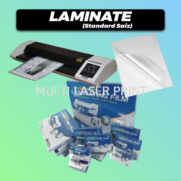 Standard Size Lamination Binding & Lamination Perlis, Malaysia, Kangar Printing, Services, Supplier, Supply | MULTI LASER PRINT