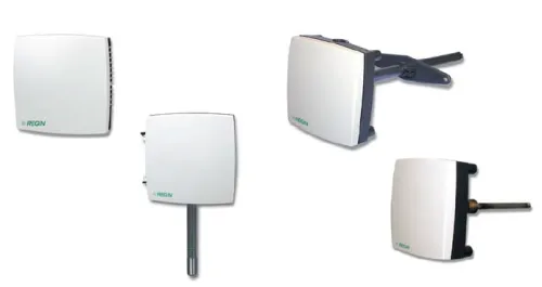 TRT / TDT / TLT Temperature transmitters for Room- / Wall- / Duct-/ Immersion mounting