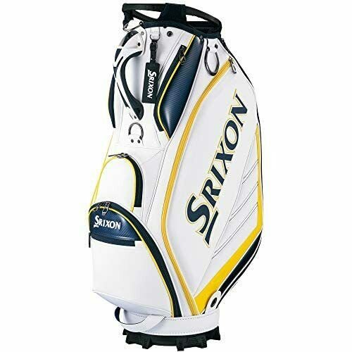 DUNLOP SRIXON Golf Caddy Bag Sports Replica 10x47 in 4.1kg White Yellow GGC-S164