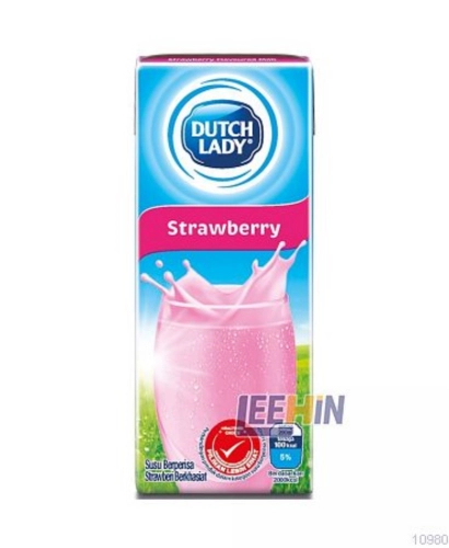 Susu Dutch Lady Strawberry 200ml  [10980]