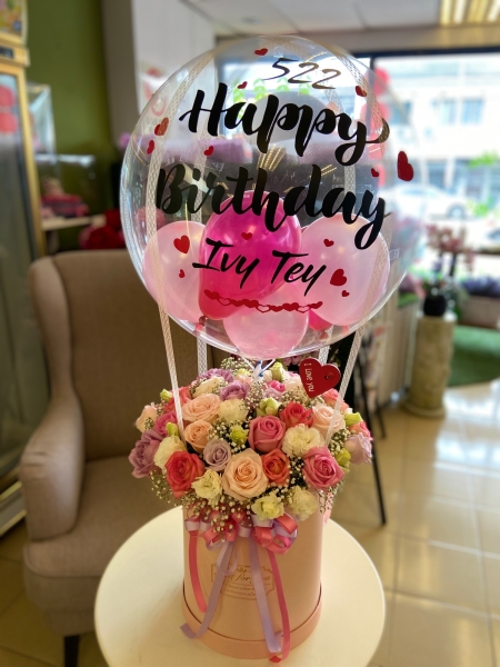 Hot7  Hot Air Ballon-Birthday ,Business Opening, Annivery & others -ףأؿĻף New Arrival Product Melaka, Malaysia Delivery, Supplier, Supply | Paradise Flower House