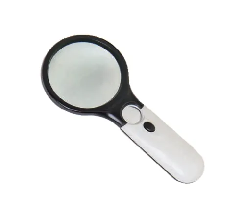  3 LED Double Lenses Hand-held Magnifier