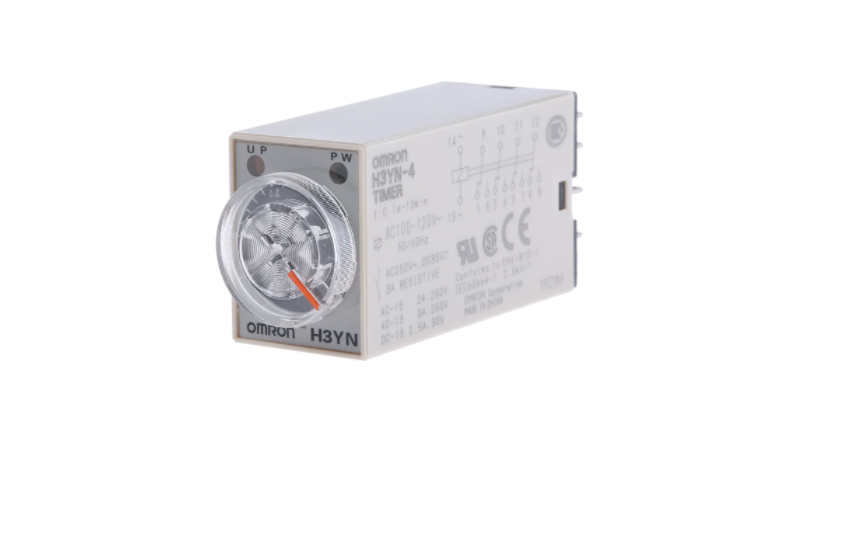 OMRON H3YN Miniature Timer with Multiple Time Ranges and Multiple Operating Modes