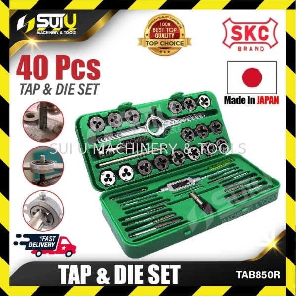 SKC TAB850R 40pcs Tap & Die Set Bits & Nuts Hand Tool Kuala Lumpur (KL), Malaysia, Selangor, Setapak Supplier, Suppliers, Supply, Supplies | Sui U Machinery & Tools (M) Sdn Bhd