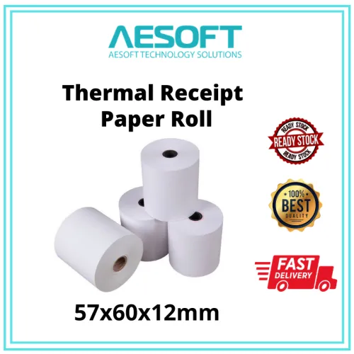 Thermal Receipts Paper Roll With Core 【57X60MM】