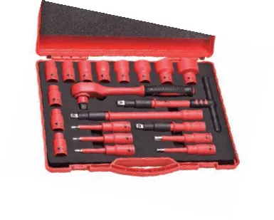 20Pc 1/2" Dr. Insulation Socket Set - Long Socket Bits