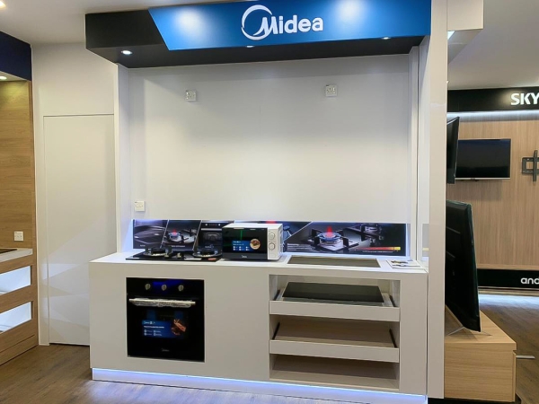 Midea Rack Furniture Melaka, Malaysia Sign Maker, Sign Specialist | SHIN HUAT MARKETING SDN BHD