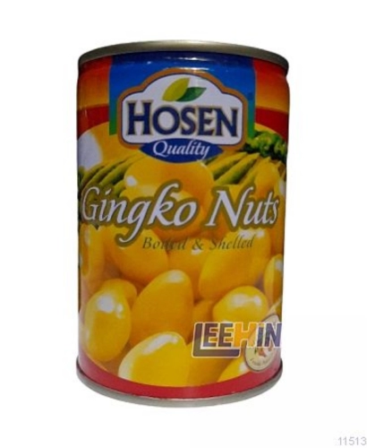 Buah Putih Tin Hosen 好顺清水白果 397gm  Gingko Nuts Shelled  [11512 11513]