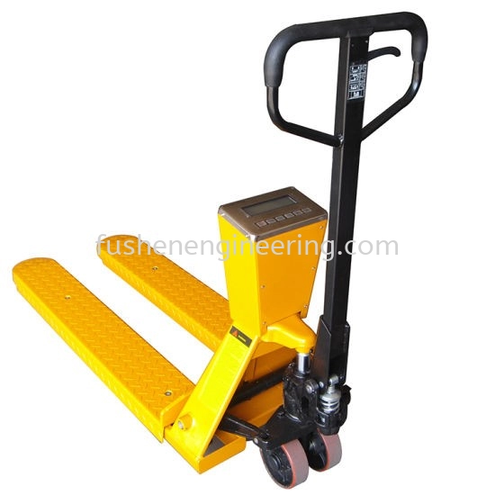 Weighing scale hand pallet truck