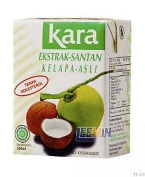 Santan Kara (24% Fat) 200ml  Coconut Cream  [11356 11357 14624]